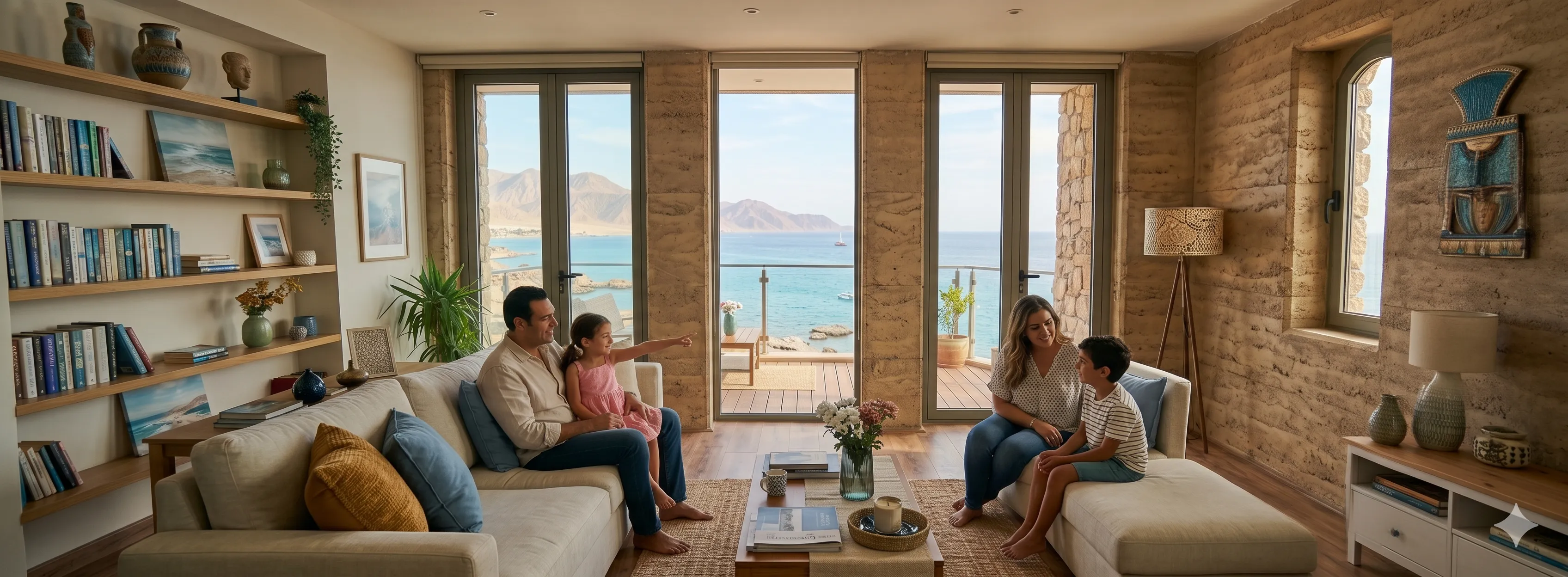 A light-filled coastal home opening onto the Mediterranean — the kind of estate Wealth Wise curates.